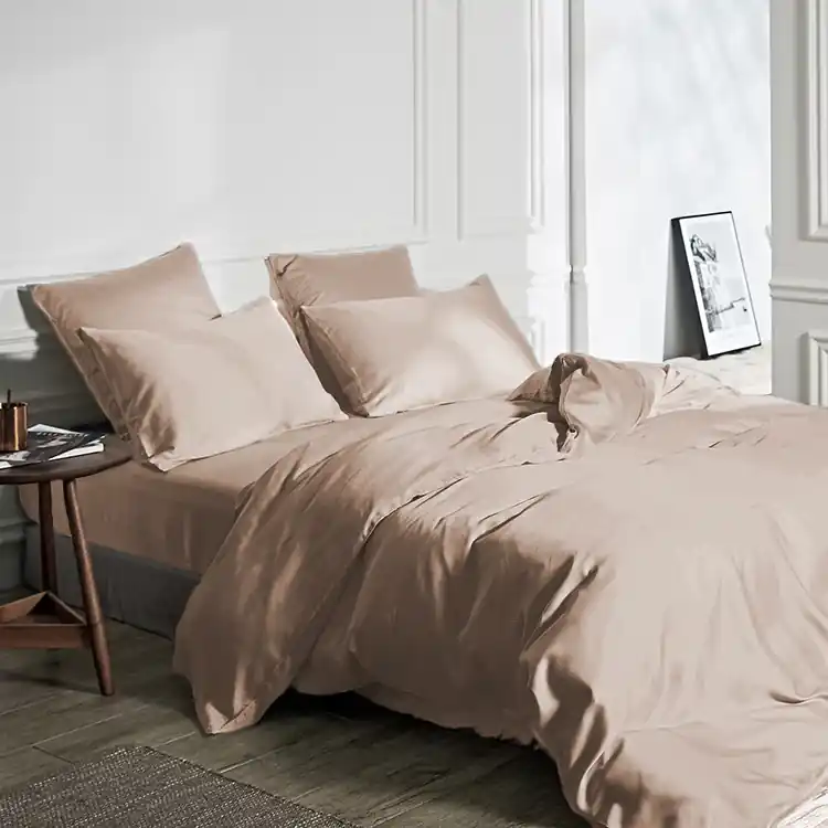 100% bamboe taupe 240 x 200/220 Gecertificeerd