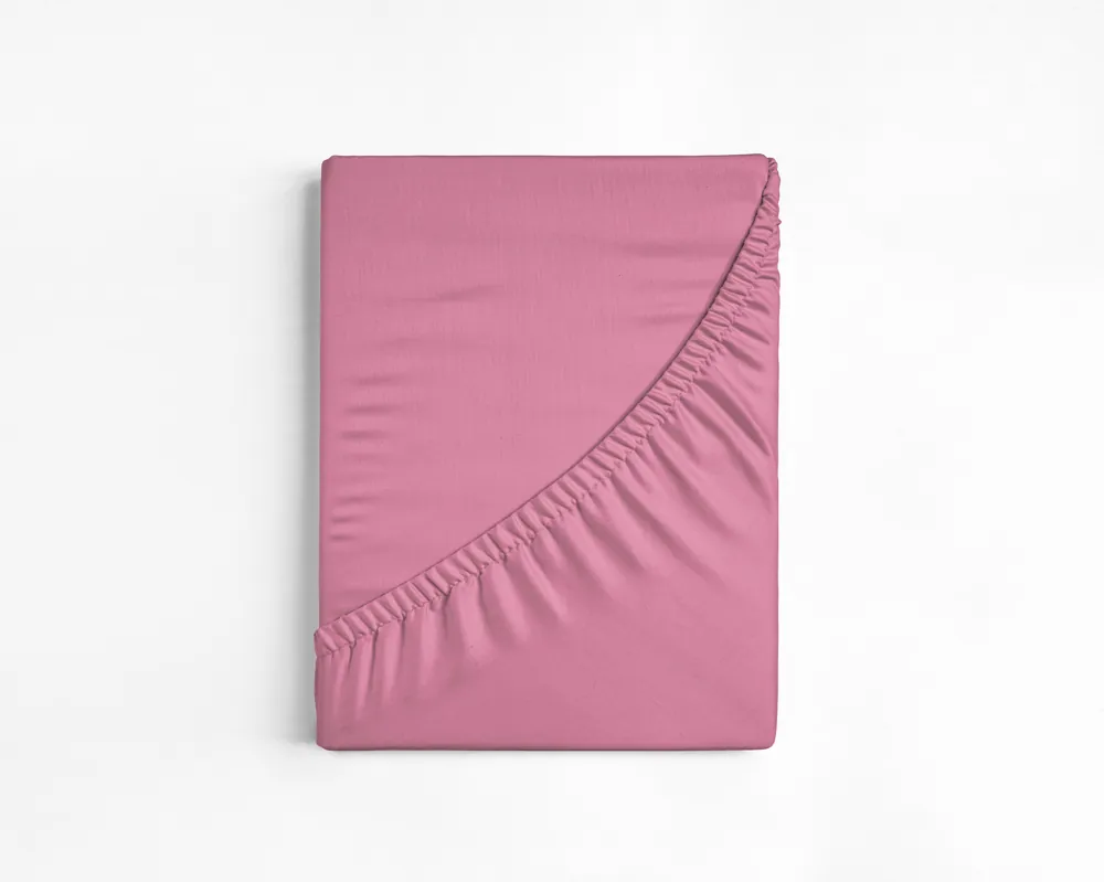 Merkproduct Katoenen hoeslaken roze 90 x 220
