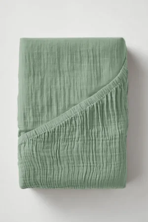 Actieprijs Mousseline Groen 160 x 200 + 30