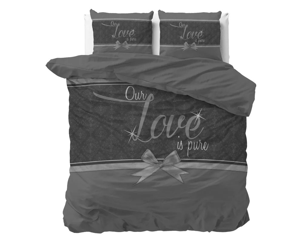 Pure Liefde Grijs 200 x 200/220 Direct Verzonden