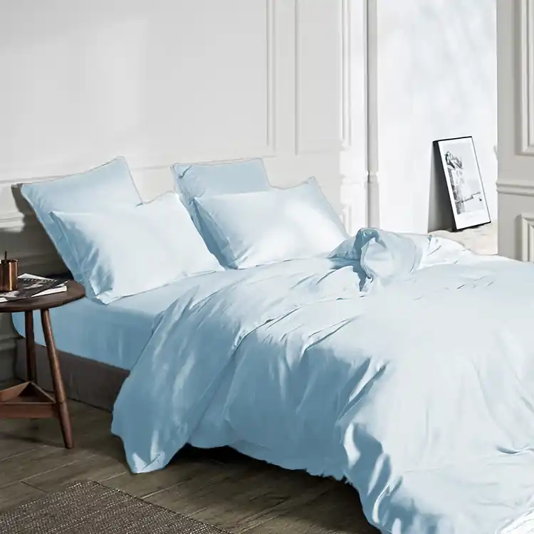 Beste Prijs 100% bamboe blauw 200 x 200/220