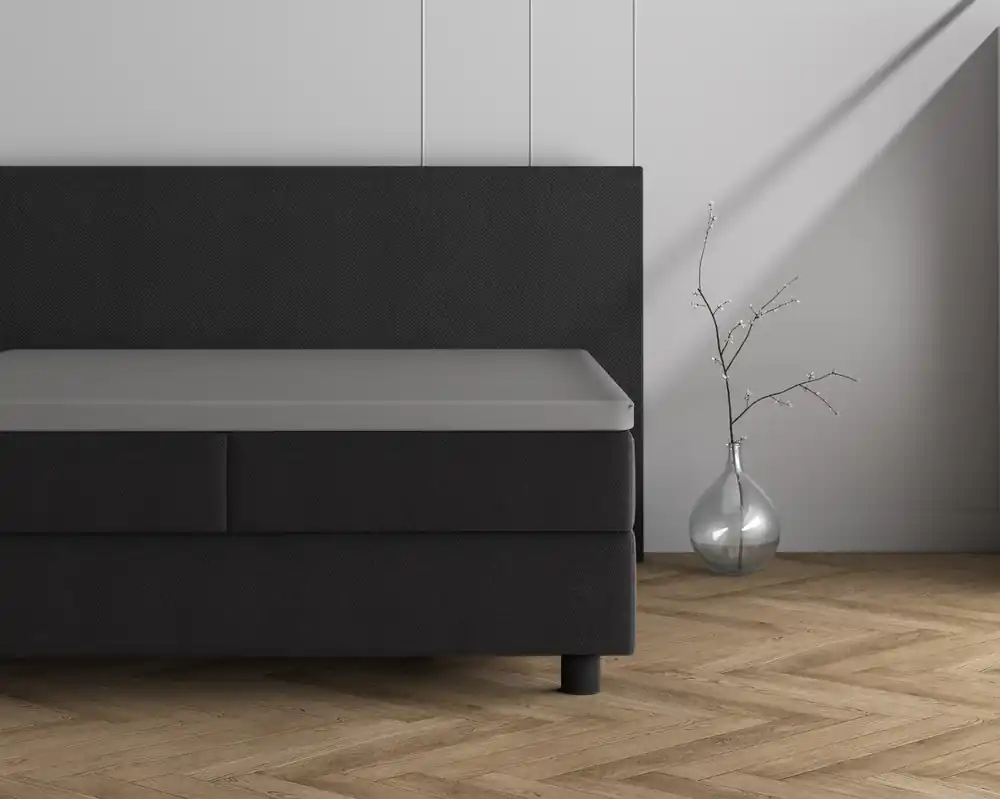 Beperkt Aanbod Dubbel Jersey 220 gr. Topper Hoeslaken Grijs 160/180 x 200/220