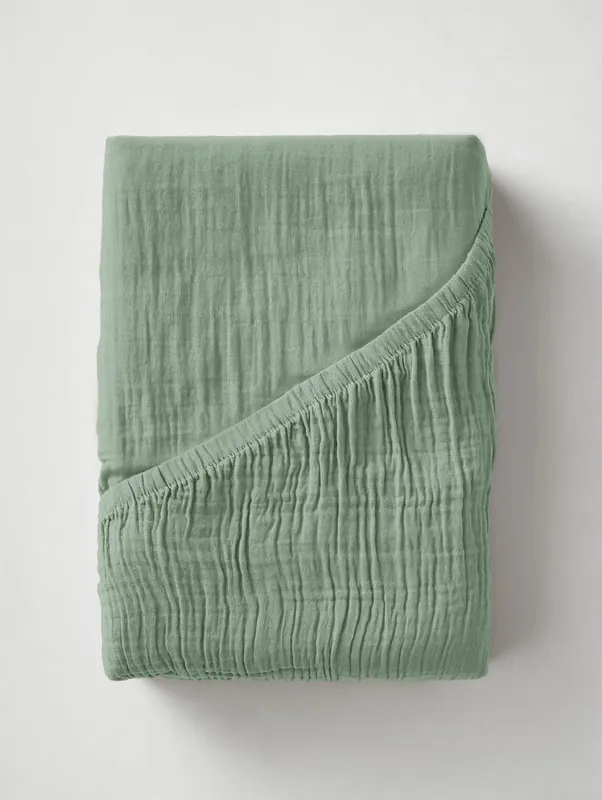 Mousseline groen 140 x 200 + 30 Premium