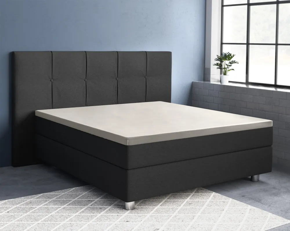 Topper satijnen hoeslaken crème 180 x 200 Betaalbaar