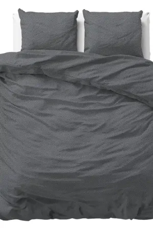 Aanbieding Flanel Jason Antraciet 200 x 220