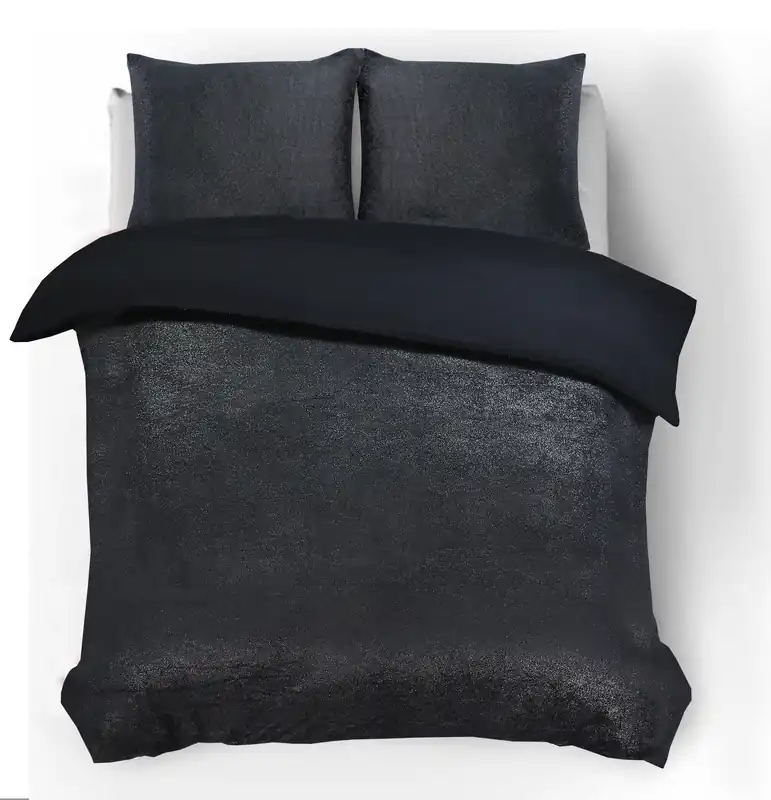 Must-Have Glamour Flanel Deco Foil Zwart 200 x 200/220