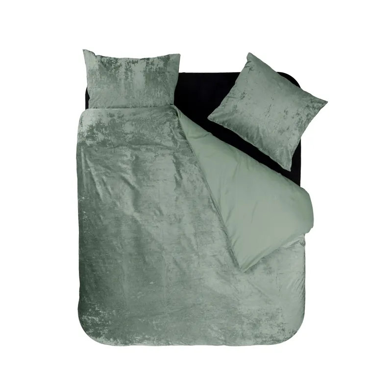 Crystal Velvet Groen 200 x 220 cm Snelle Levering