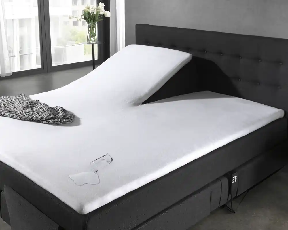Rechtstreeks Van De Fabrikant Waterdichte molton matrasbeschermer / incontinentie-splittopper hoeslaken 160 x 220