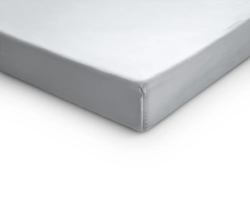 Goedkoop Topper Satijn Hoeslaken Wit 160 x 200