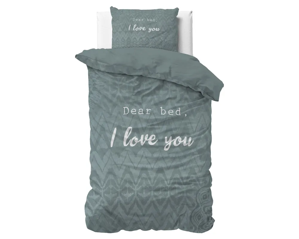 I Love Bed groen 140 x 200/220 Koopje