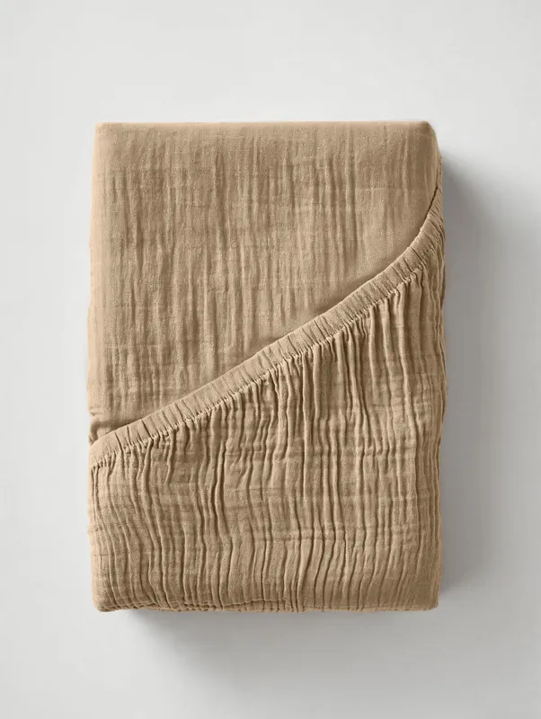 Hoge Kwaliteit Mousseline nude 90 x 200 + 30