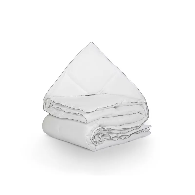 Hoge Kwaliteit Percale Katoen Touch Eenpersoons Dekbed Wit - 240x200