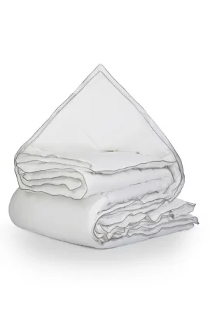 Beste Prijs Percale katoenen touch 4-seizoenen dekbed wit - 200x200