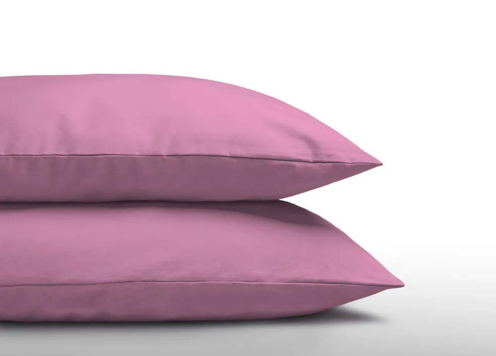 Katoenen 2-in-1 kussenslopen roze Seizoensaanbieding