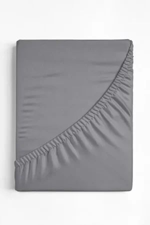 Alleen Vandaag Katoenen hoeslaken grijs 90 x 220