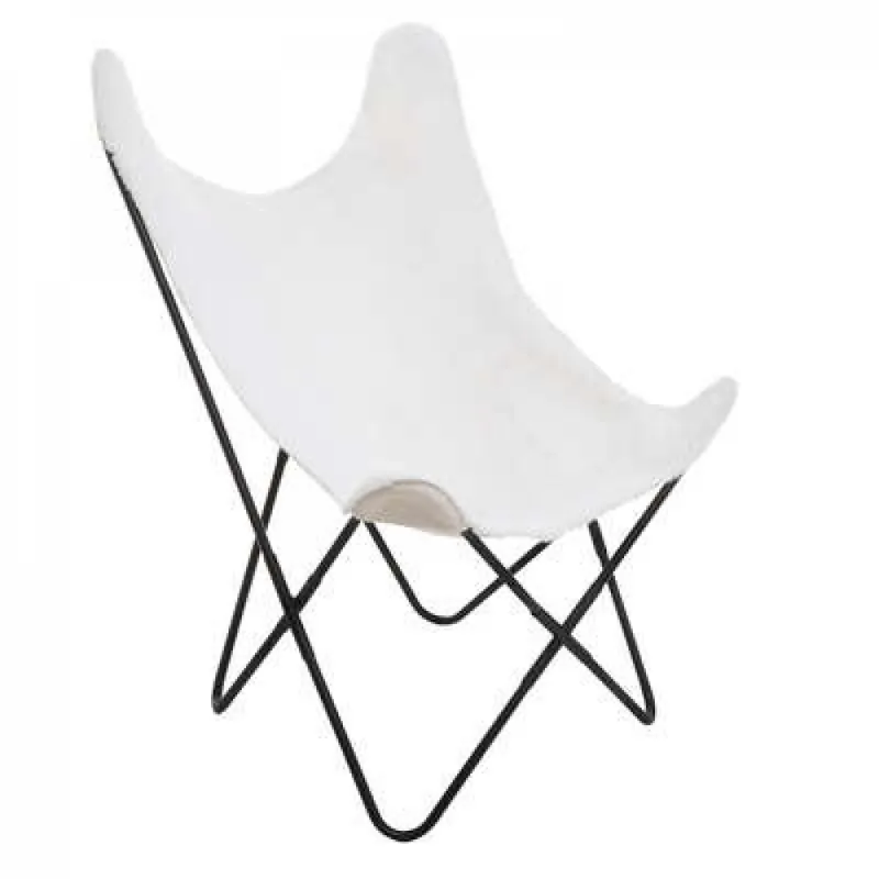 Speciale Aanbieding Vlinderstoel - Fauteuil - Wit