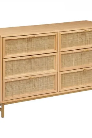 Flitsaanbieding Brede Ladekast - 6 Lades - Naturel - Luminora