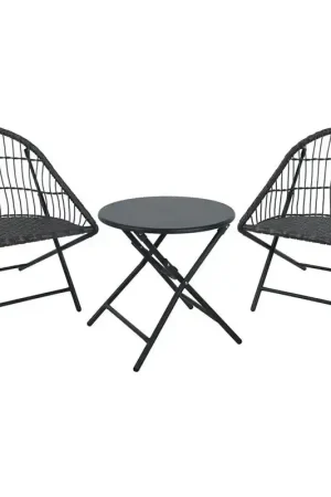 Bistroset - 3-Delig - Tuinset met Bijzettafel Premium