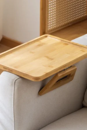 Merkproduct Armleuning Dienblad - Hout - 33x24 cm