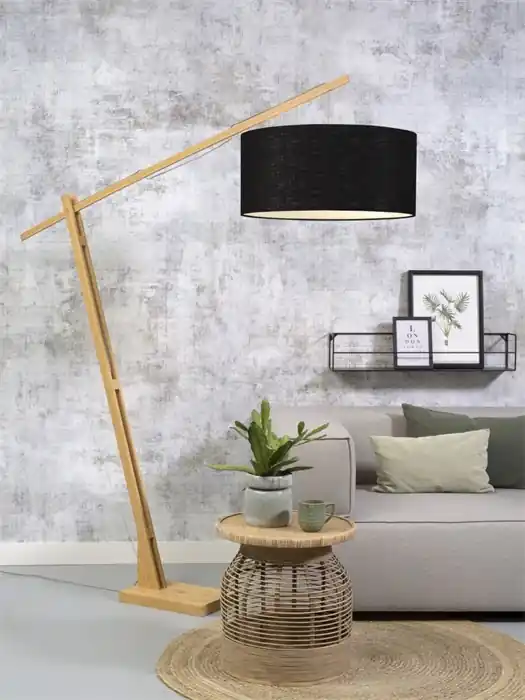 Vloerlamp Montblanc XL - Good&Mojo - Bamboe/linnen Aanbieding
