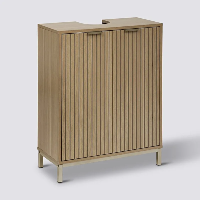 Wastafelonderkast - Paneel Look - Tasso 28x60x80 cm Premium