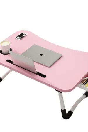 Opklapbare Laptoptafel - Bedtafel - 60x40 cm - Roze Tijdelijk Beschikbaar