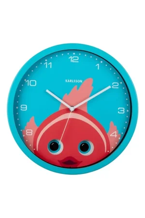 Wandklok Kiekeboe Goudvis Merkproduct