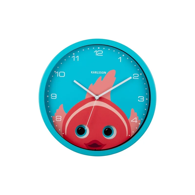 Wandklok Kiekeboe Goudvis Merkproduct