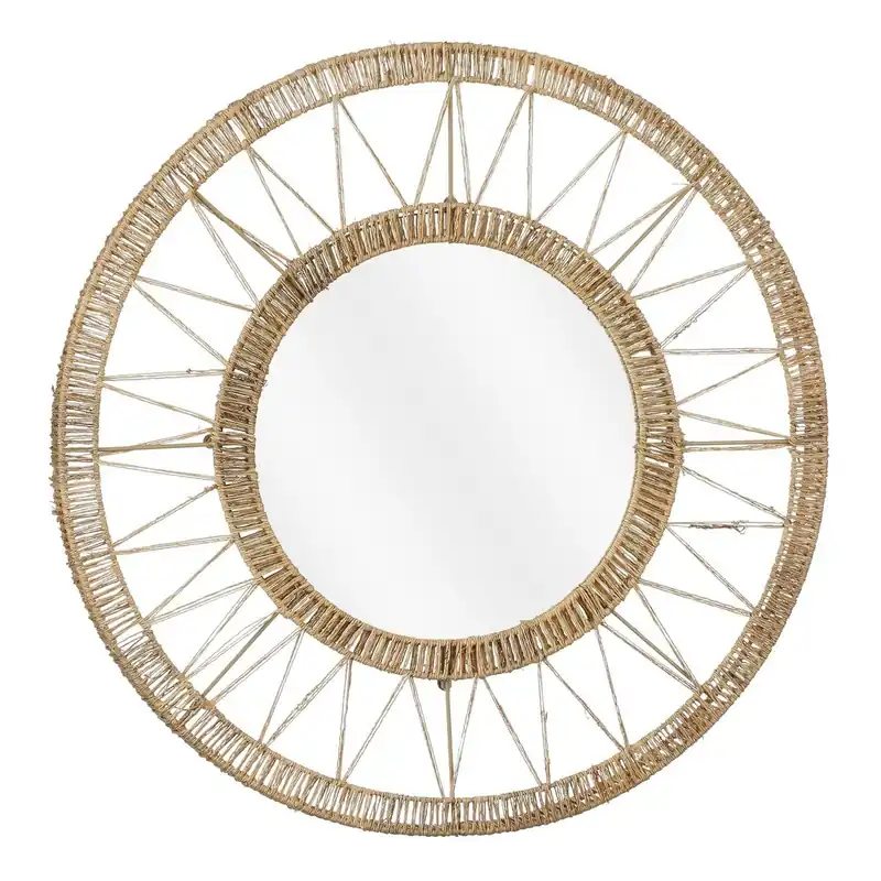 Wandspiegel Lichtbruin Jute – Handgemaakt Koopje