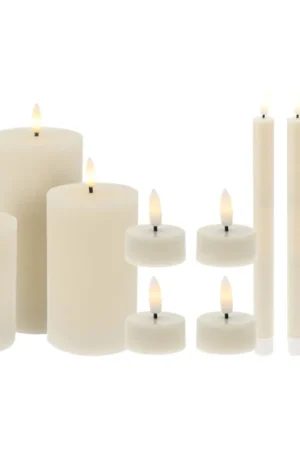 Led Kaarsenset met Afstandsbediening - 9-delig Veilige Betaling