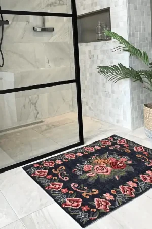 Badmat flower kilim Bestel Nu