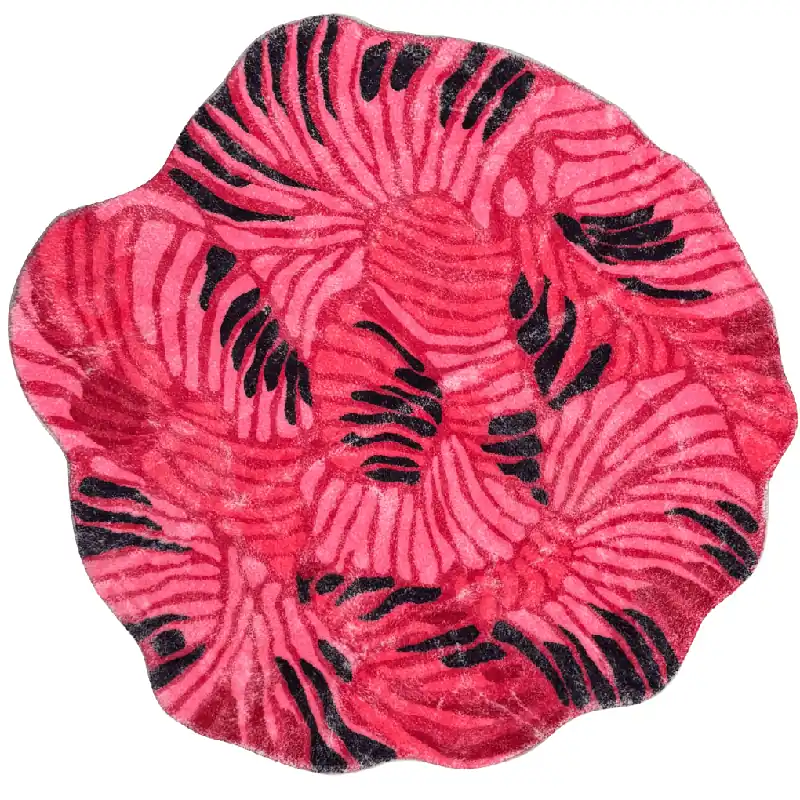 Badmat flower shape Roze Finale Uitverkoop