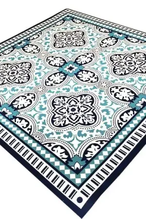 Barbeque mat orientaals blauw Bestseller