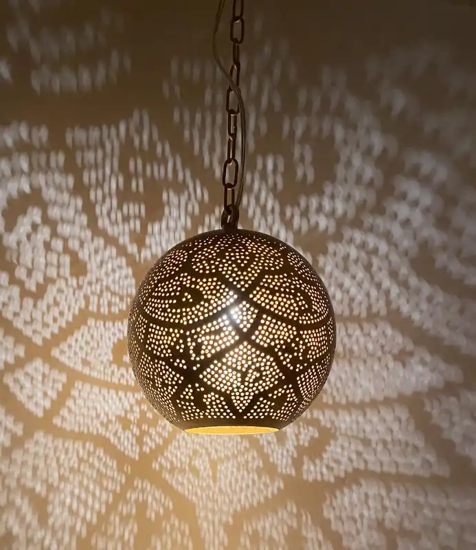 Direct Beschikbaar Globe hanglamp wit goud