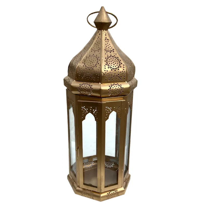 Goud oosters / brocante windlicht Bestseller