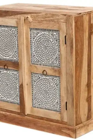 Beste Prijs Oosters kastje wit glas mozaïek