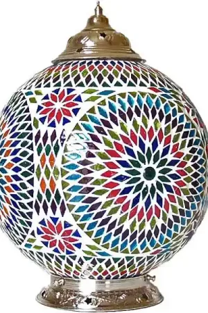 Oosterse tafellamp mozaïek turkish design vrolijke lamp Uitverkoop