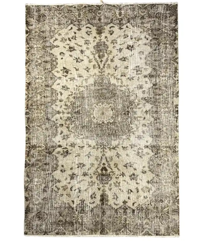 Vintage vloerkleed 156x273cm groen Merkproduct
