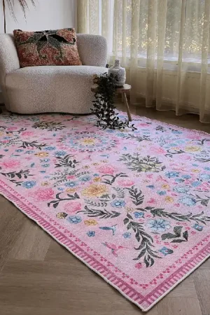 Wonder RugsVloerkleed Garden pink Populair