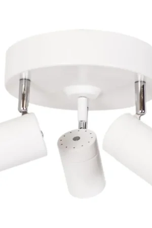 By Rydens Correct Plafondlamp Wit, 3-lichts Weekendaanbieding