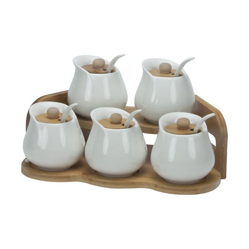 Bricard - 7497 - Bamboo - Schaaltjes set - 11-delig - Wit Goedkoop