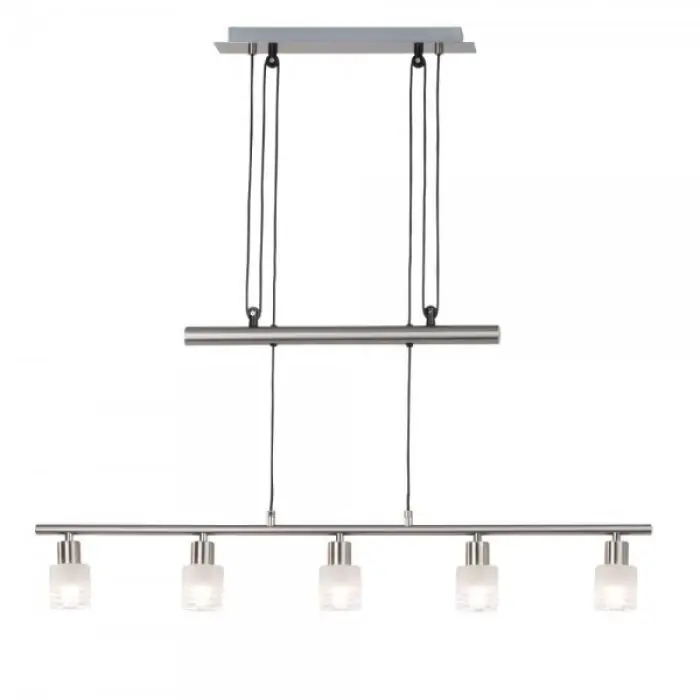 Brilliant Lea Hanglamp Wit, 5-lichts Superprijs