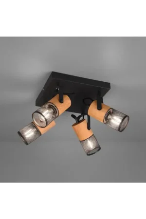 Merkproduct Trio Tosh Spotlamp LED Zwart, 4-lichts