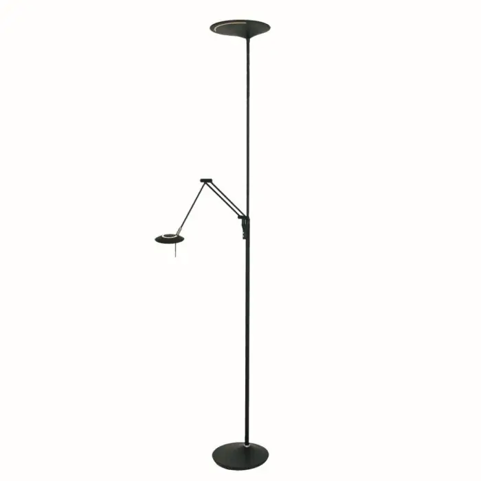 Betaalbaar Steinhauer Zodiac Staande lamp LED Zwart, 2-lichts