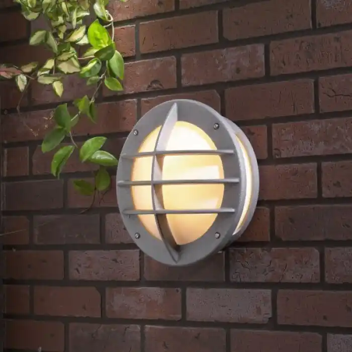 Express Levering Konstsmide Oden Muurlamp Zilver, 1-licht