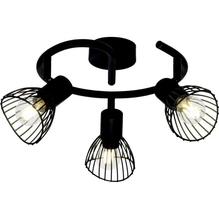Brilliant Elhi Spot lamp spiraal Zwart, 3-lichts Bestseller