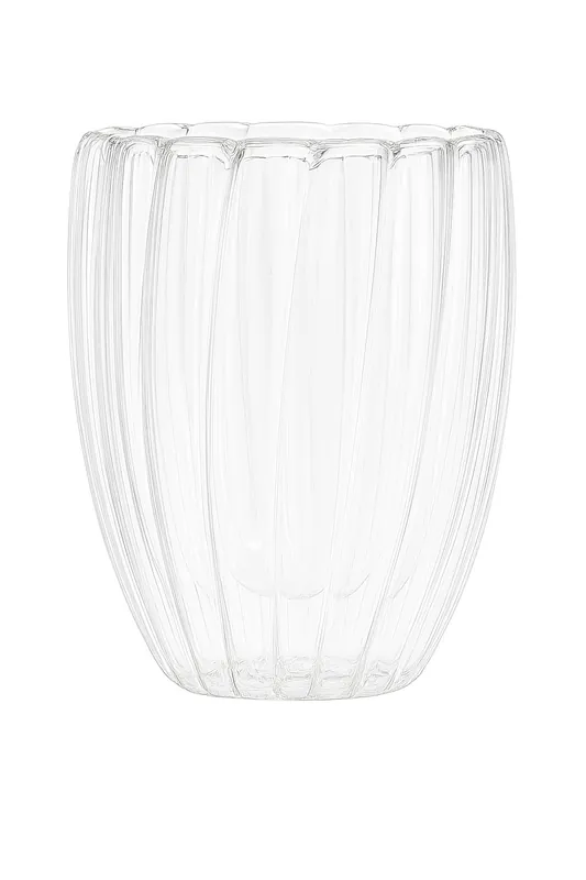 Express Levering Dubbelwandige Glas Ribbel - 320 ML