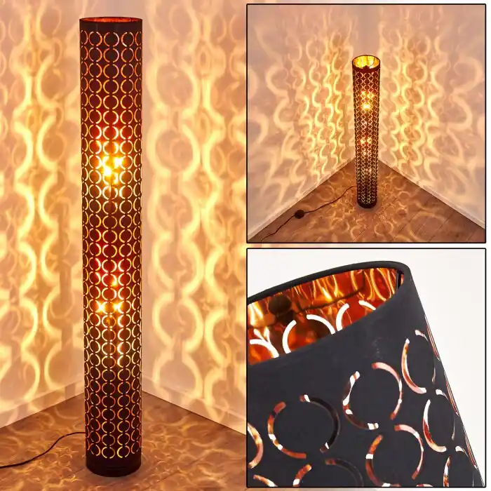 Lage Kosten Faborg Staande lamp Zwart, 2-lichts
