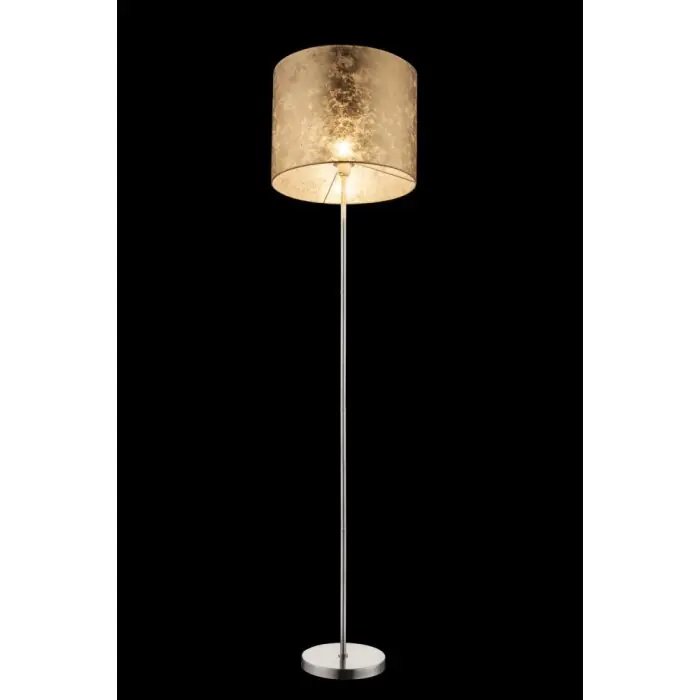 Globo AMY Staande lamp Nikkel mat, 1-licht Exclusieve Aanbieding