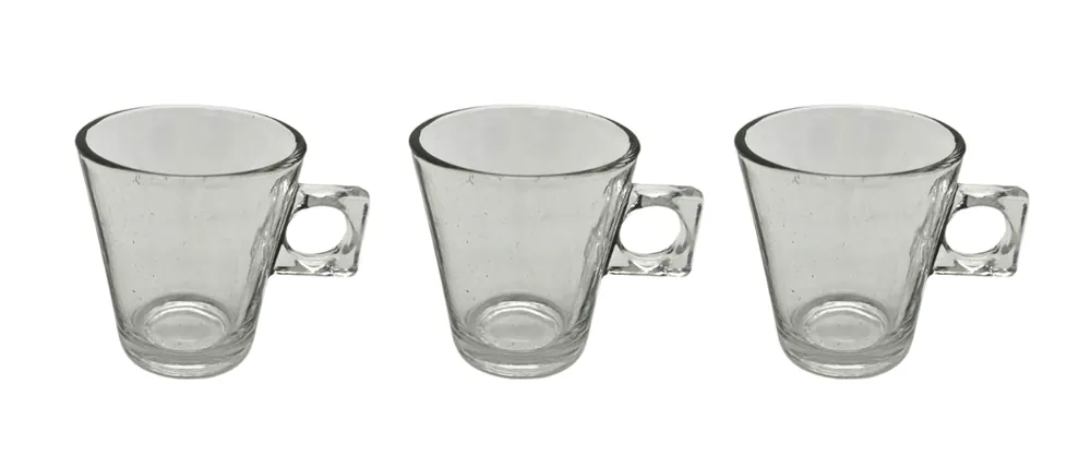 Espressokopjes set van 3 Neutraal 8 cl Direct Beschikbaar